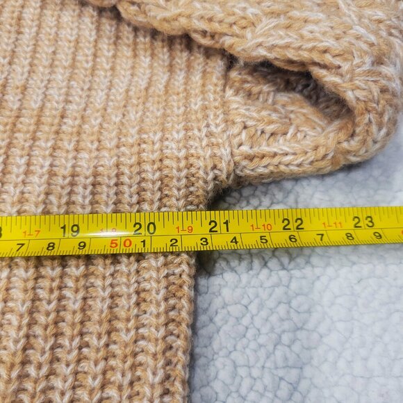 Sanctuary Women's Ribbed Long Sleeve Pullover Tan Marled Sweater - Size XS - Picture 8 of 11